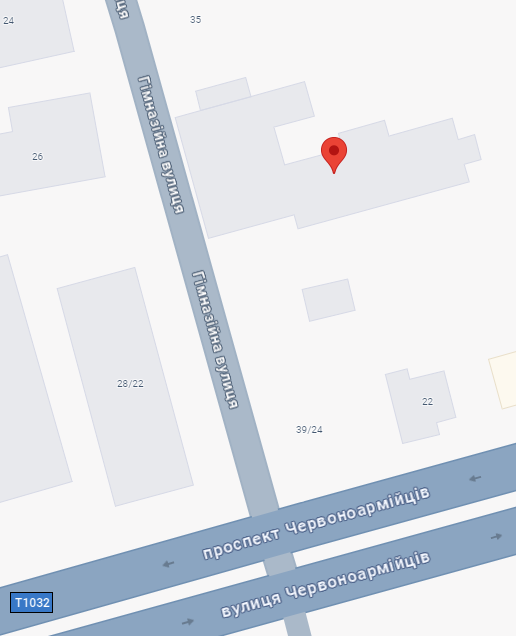 Старий Дніпро на карті